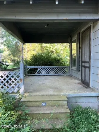 a view of entrance