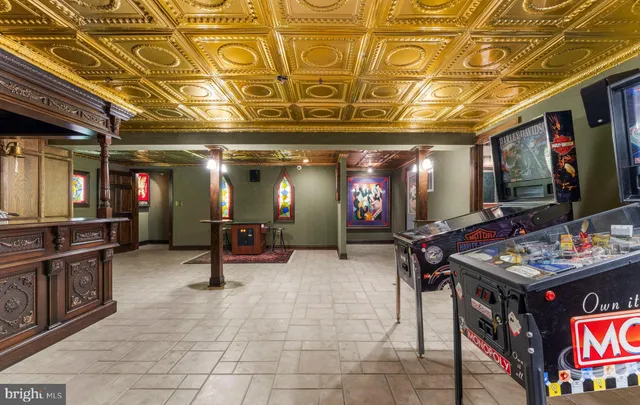 a view of a lake with a yard