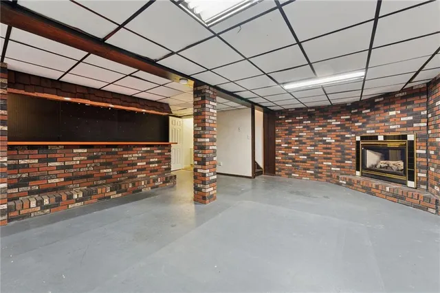 a view of a storage room