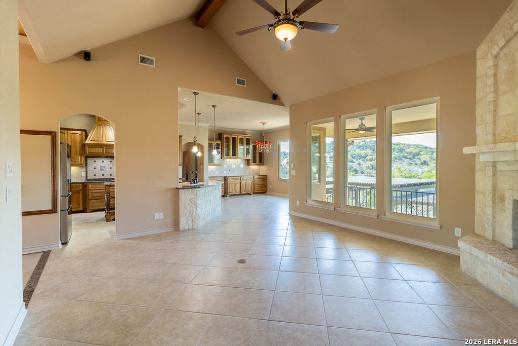 198 Echo Falls Road Comfort, TX 78013 - Photo 13 of 28 a view of an entryway with a livingroom