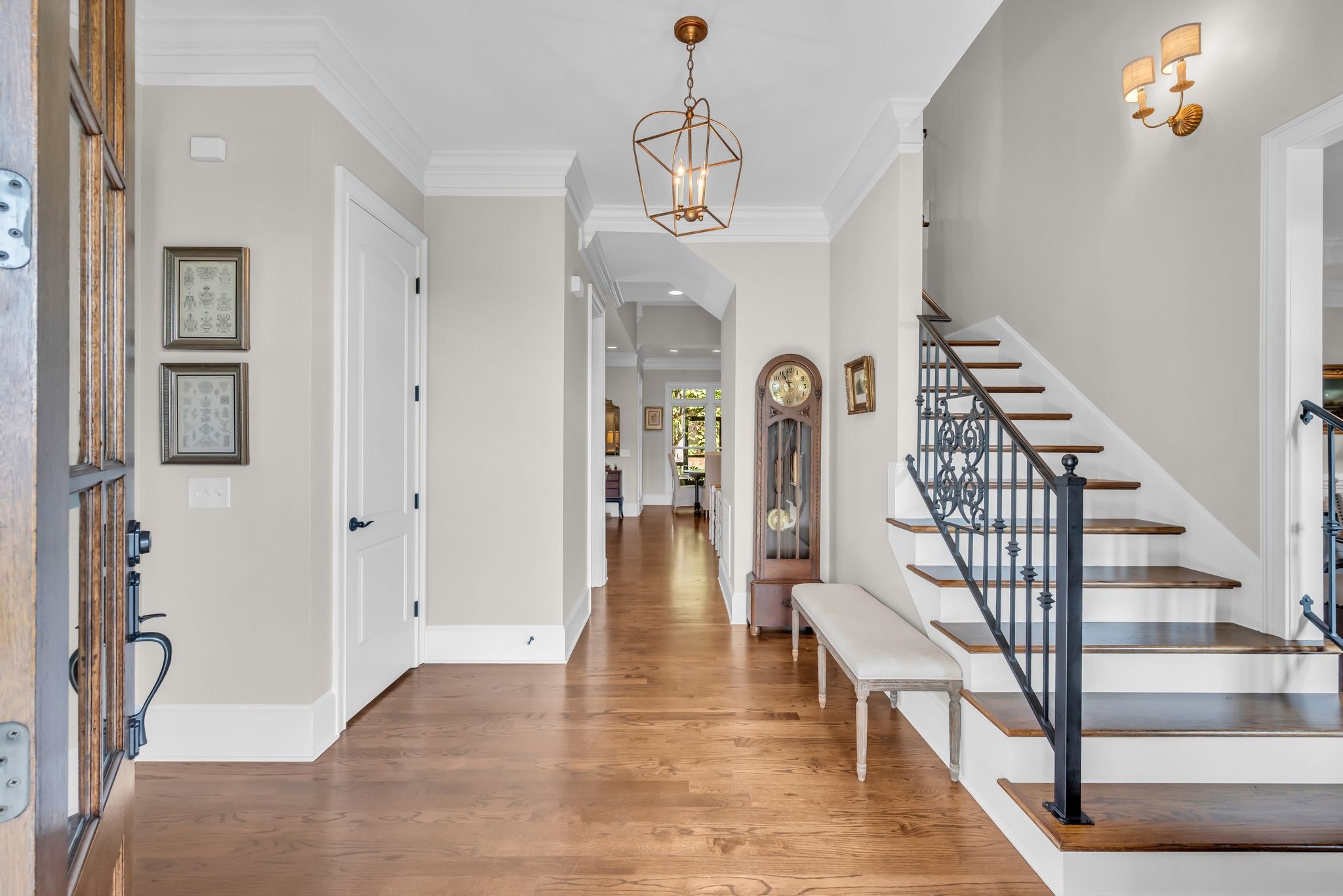 2449 Durham Manor Drive Franklin, TN 37064 - Photo 13 of 88 a view of entryway and hall with wooden floor