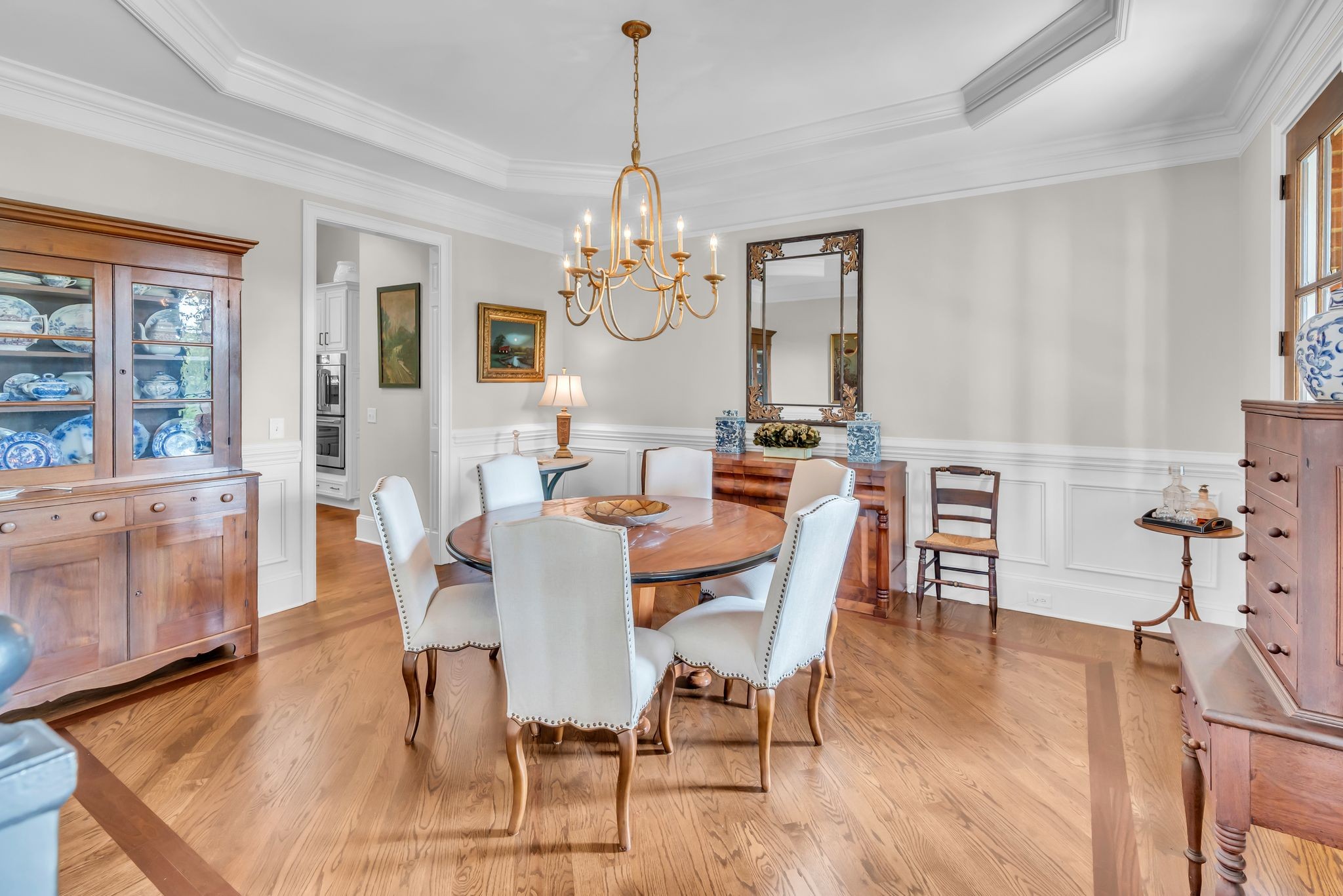 2449 Durham Manor Drive Franklin, TN 37064 - Photo 17 of 88 a view of a dining room with furniture window and wooden floor