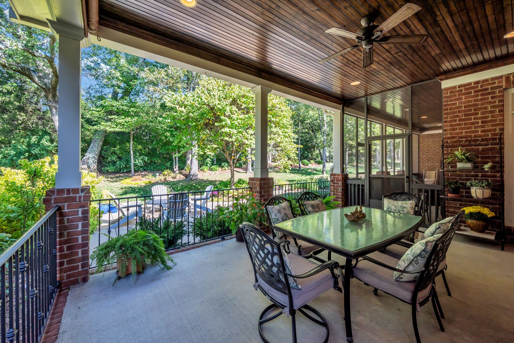 2449 Durham Manor Drive Franklin, TN 37064 - Photo 62 of 88 a dining room with furniture and garden view