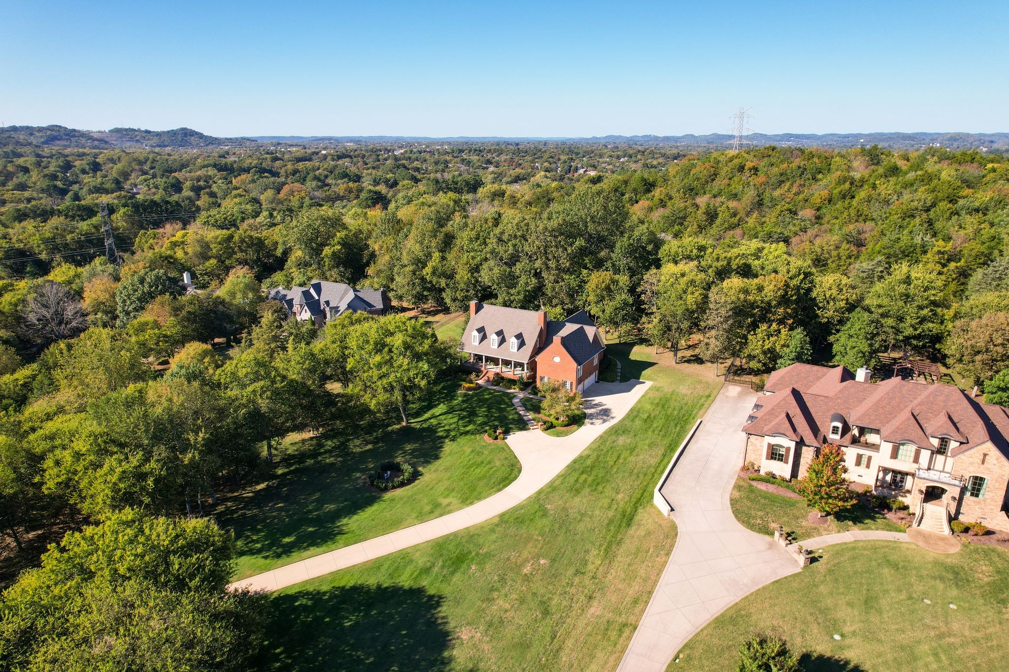 2449 Durham Manor Drive Franklin, TN 37064 - Photo 84 of 88 an aerial view of a house with a yard
