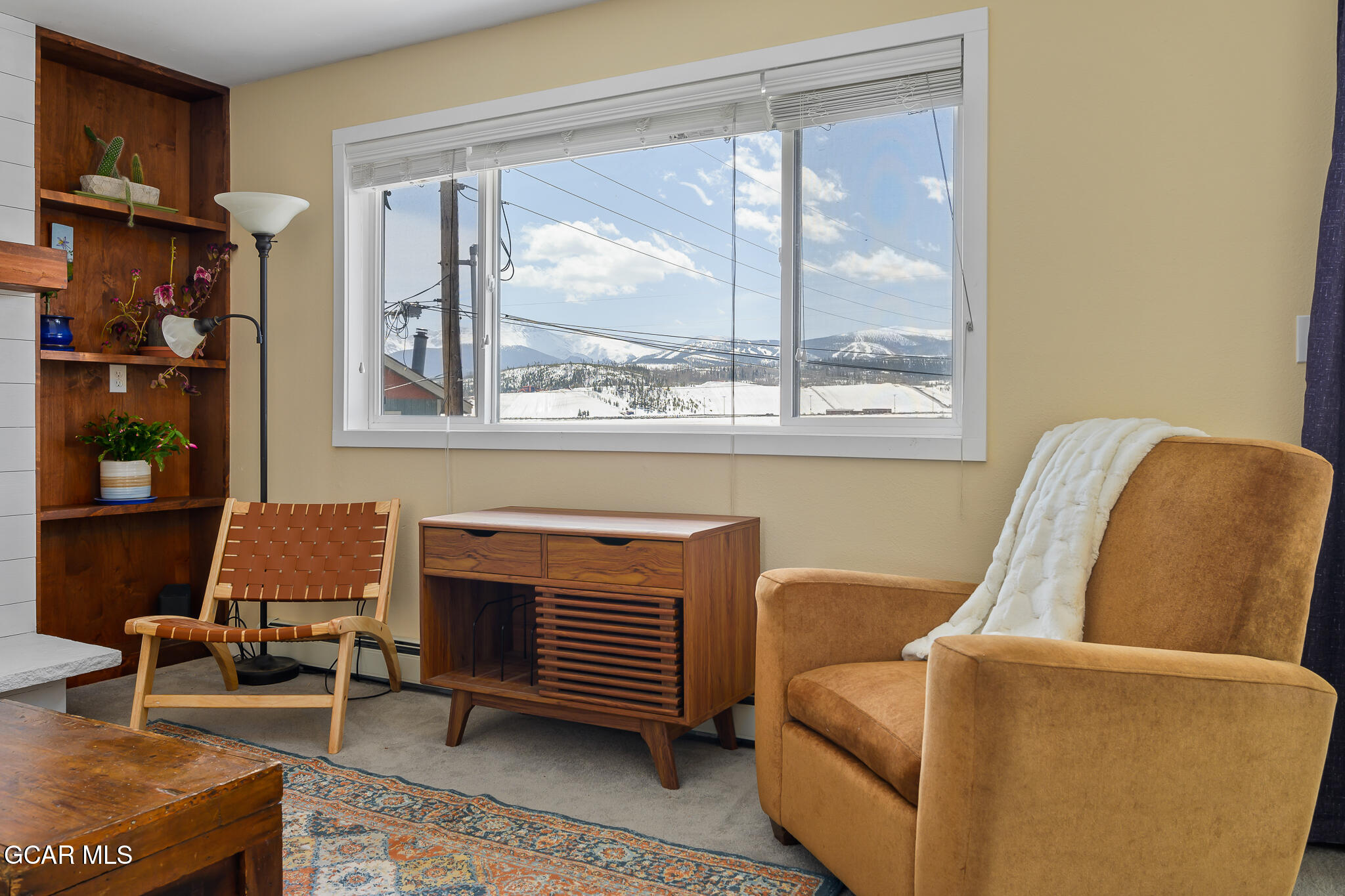 110 Carriage Road, Unit 8 Fraser, CO 80442 - Photo 8 of 36 a living room with furniture a lamp and a window