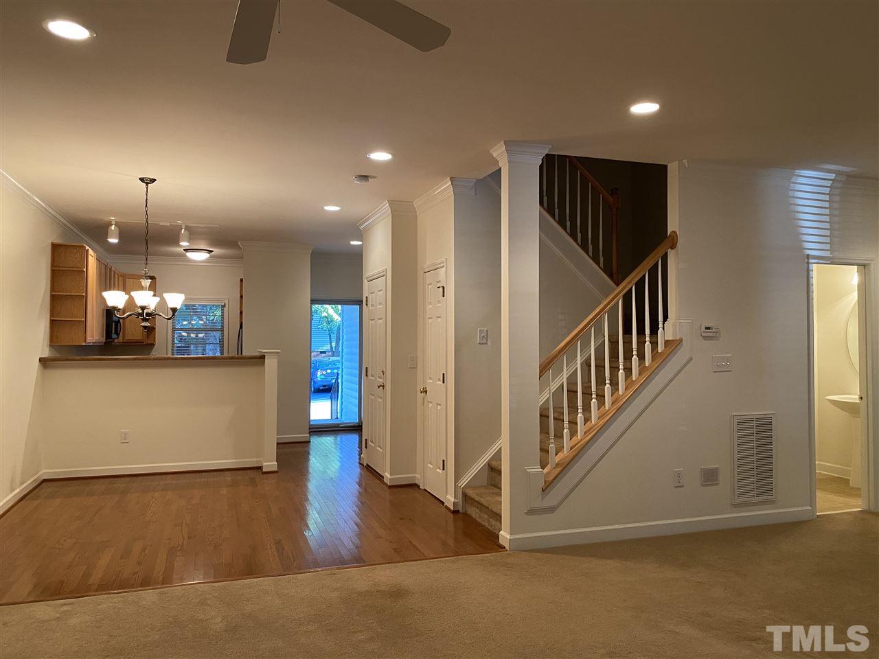 4606 Mistiflower Drive Raleigh, NC 27606 - Photo 3 of 9 a view of entryway with stairs