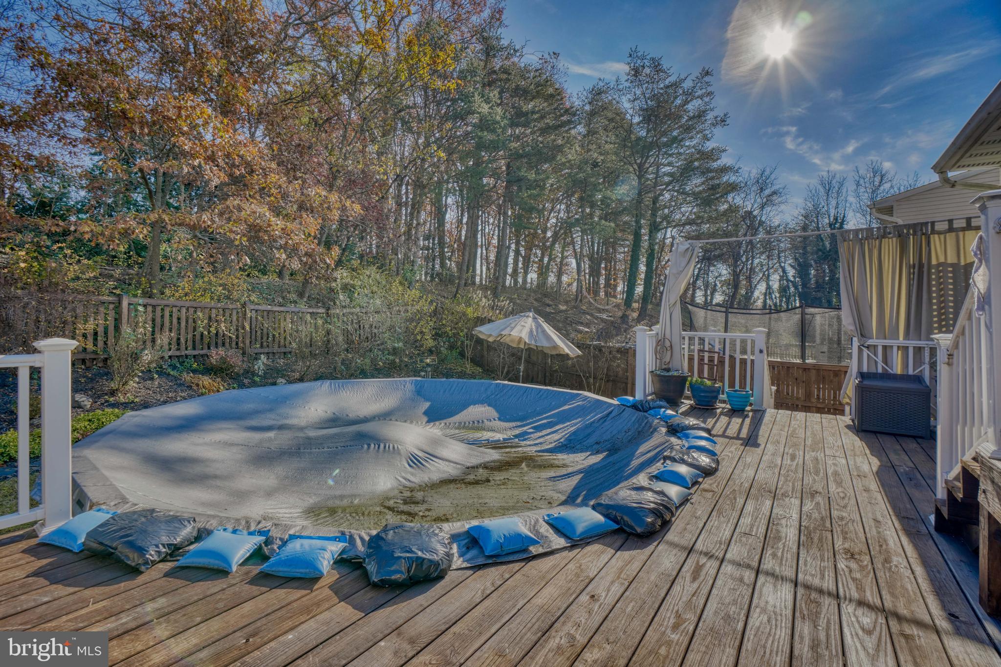 9013 Moonstone Road Nottingham, MD 21236 - Photo 37 of 39 Rear deck and pool