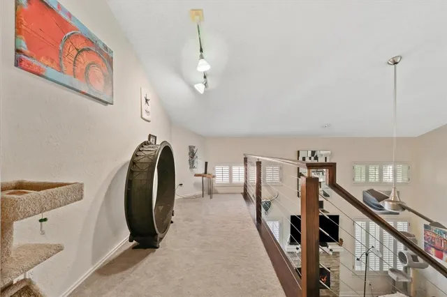 a view of storage and utility room