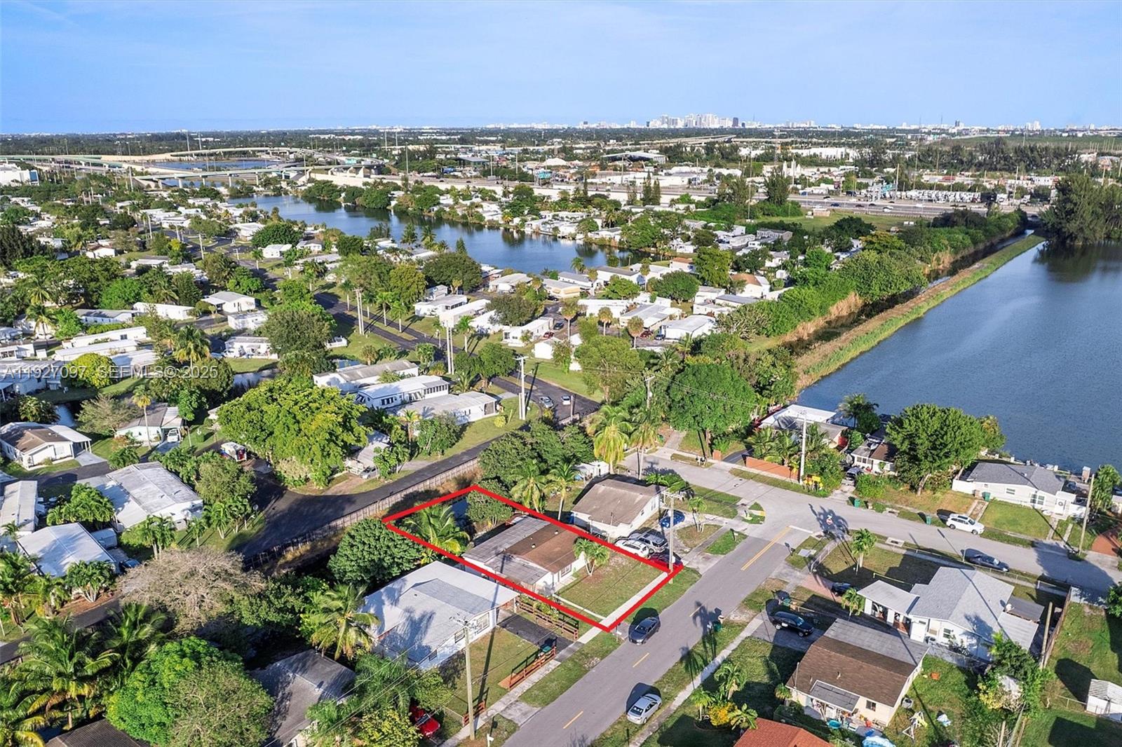 5511 Southwest 36th Court Davie, FL 33314 - Photo 23 of 23 an aerial view of residential houses with outdoor space