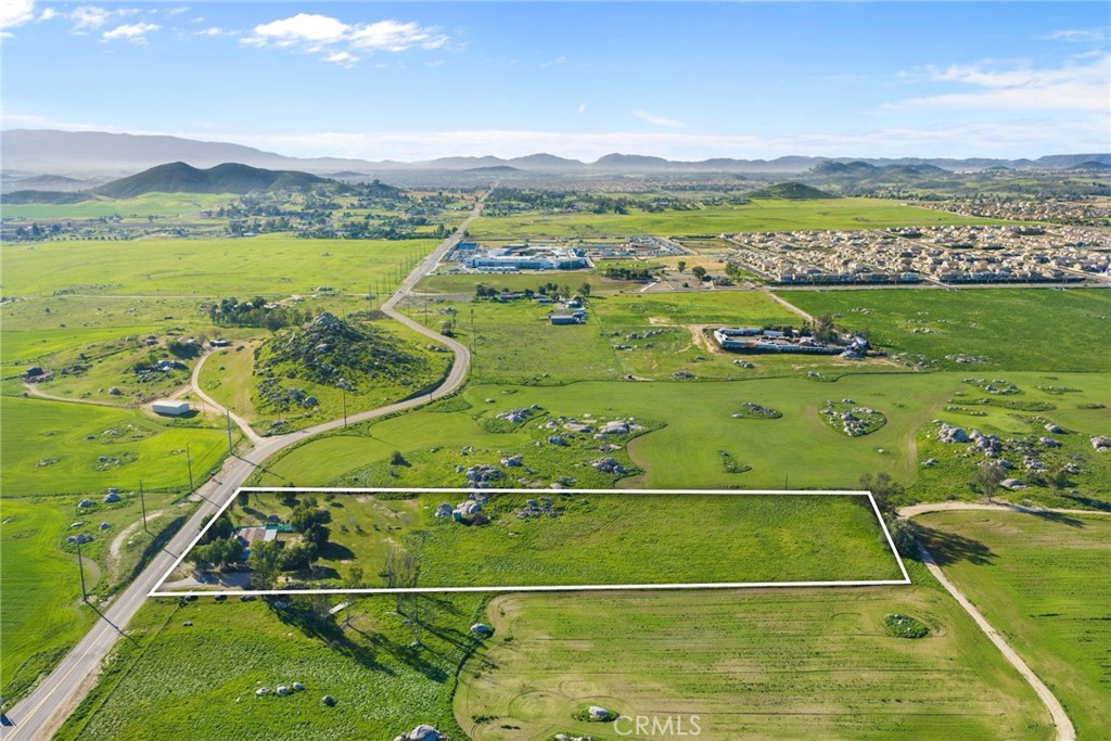 31615 Leon Road Winchester, CA 92596 - Photo 55 of 61 Aerial view looking towards Liberty High School and Scott Rd.