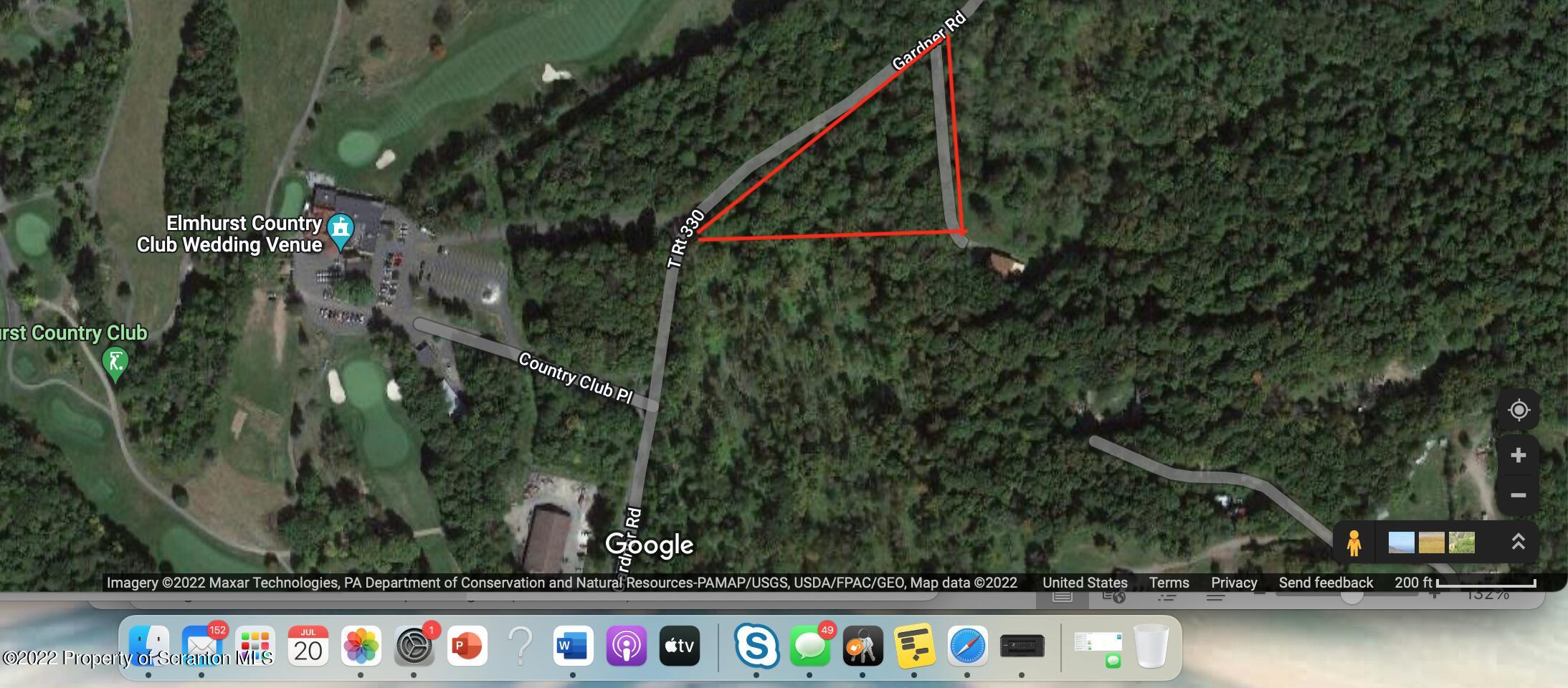 Gardner Road Moscow, PA 18444 - Photo 3 of 3 a view of swimming pool and trees in the background