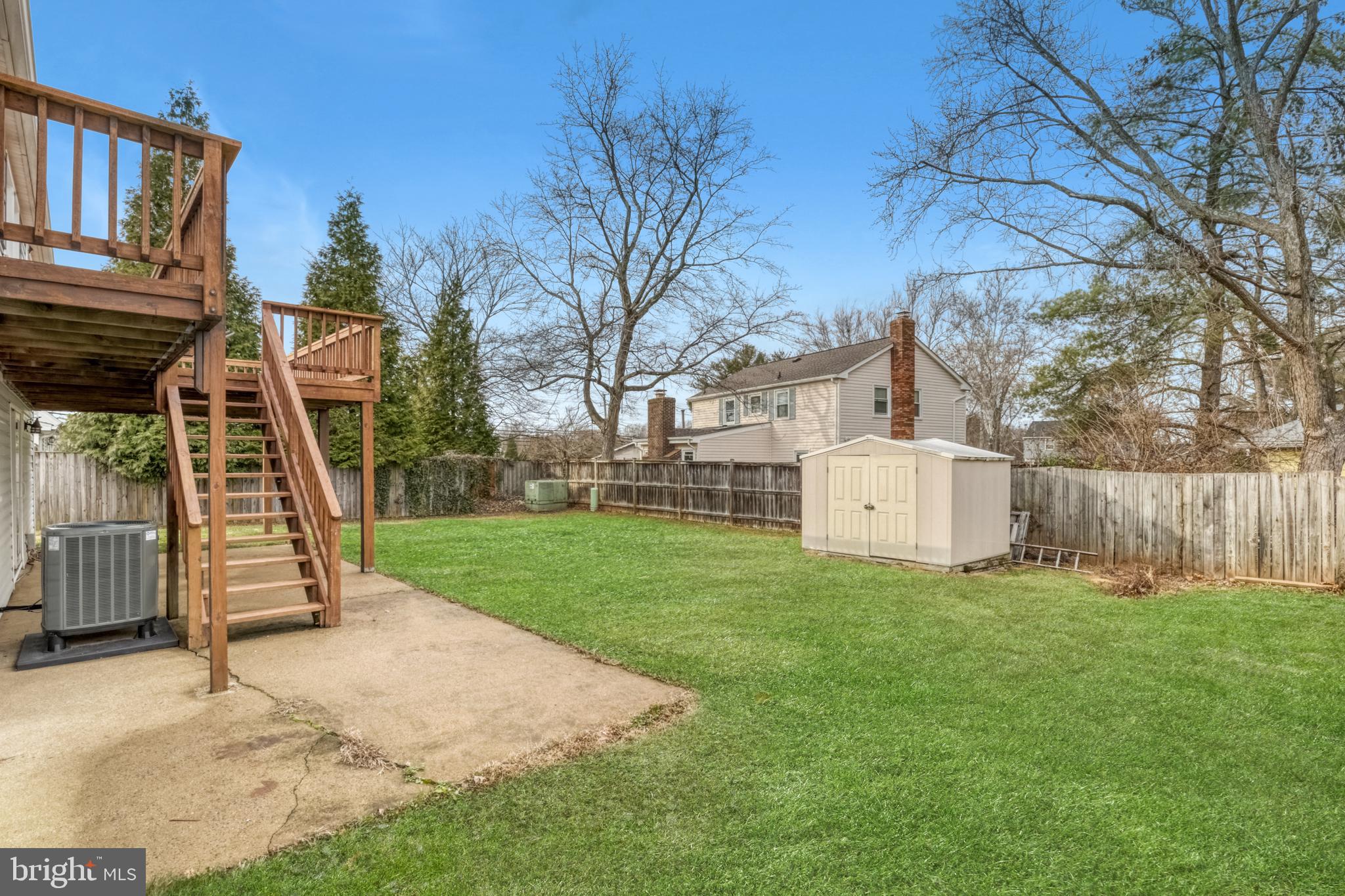 13310 Poplar Tree Road Fairfax, VA 22033 - Photo 39 of 41 Backyard w/ shed
