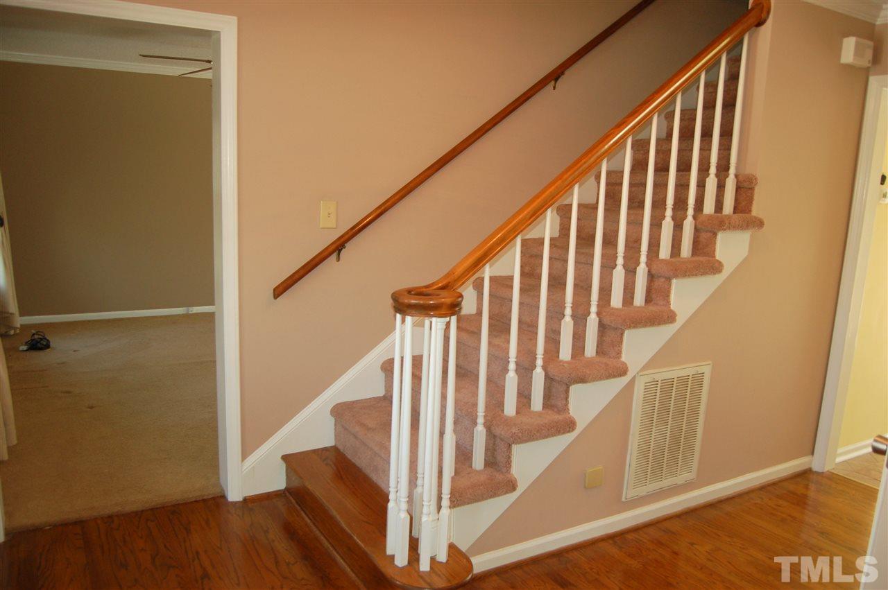 300 Barclay Road Durham, NC 27712 - Photo 14 of 25 a view of entryway with wooden floor