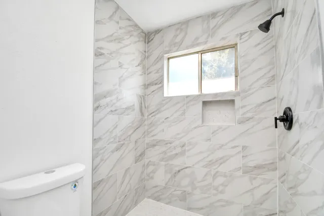 a big yard with lots of green space