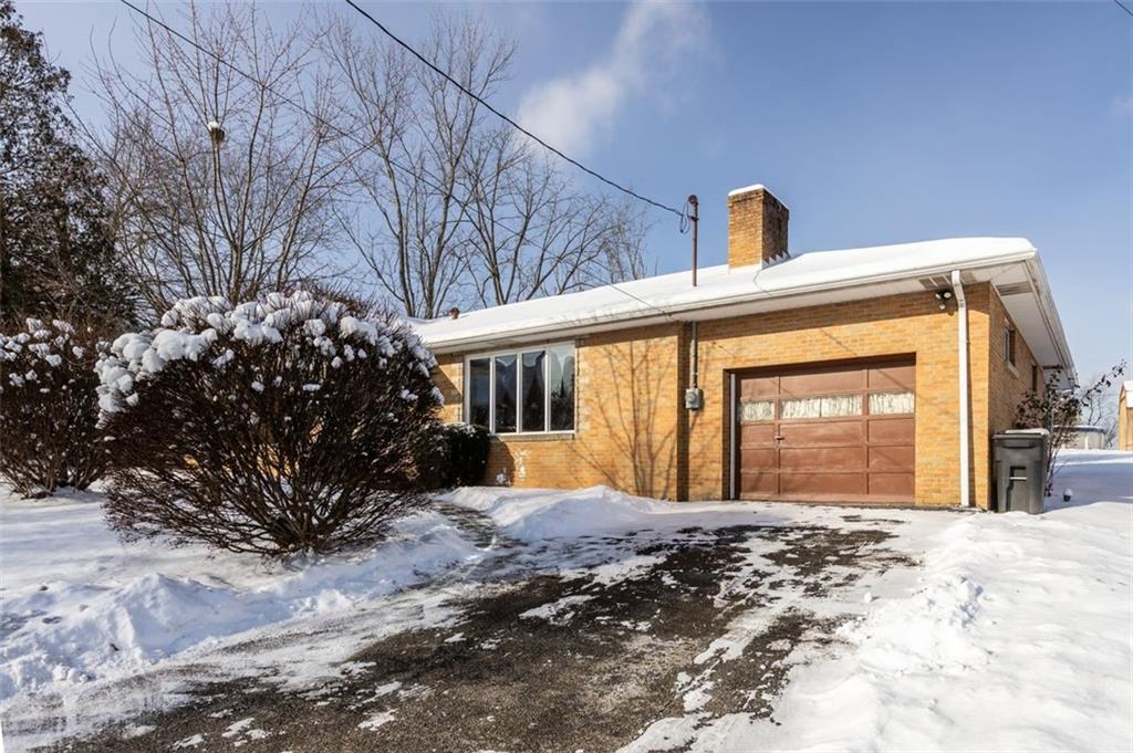 628 Marple Avenue Canonsburg, PA 15317 - Photo 2 of 18 a view of a house with a snow in the yard