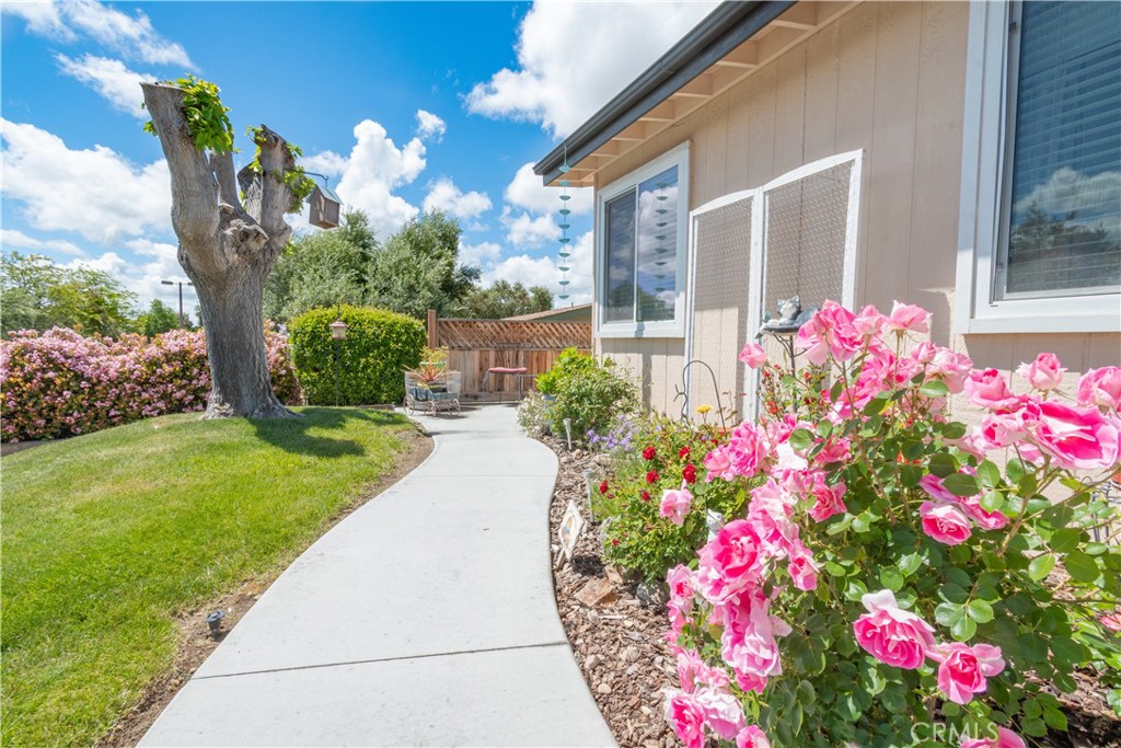 342 Bobwhite Drive Paso Robles, CA 93446 - Photo 16 of 35 a view of a house with a yard and garden