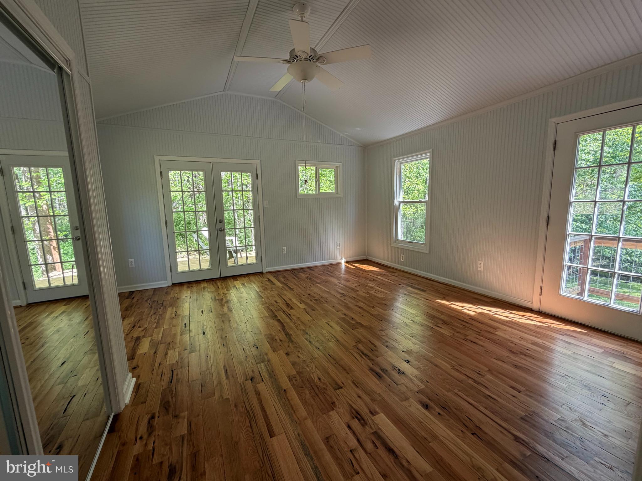 240 Whorton Hollow Road Castleton, VA 22716 - Photo 29 of 37 Primary BR with deck & Juliette balcony