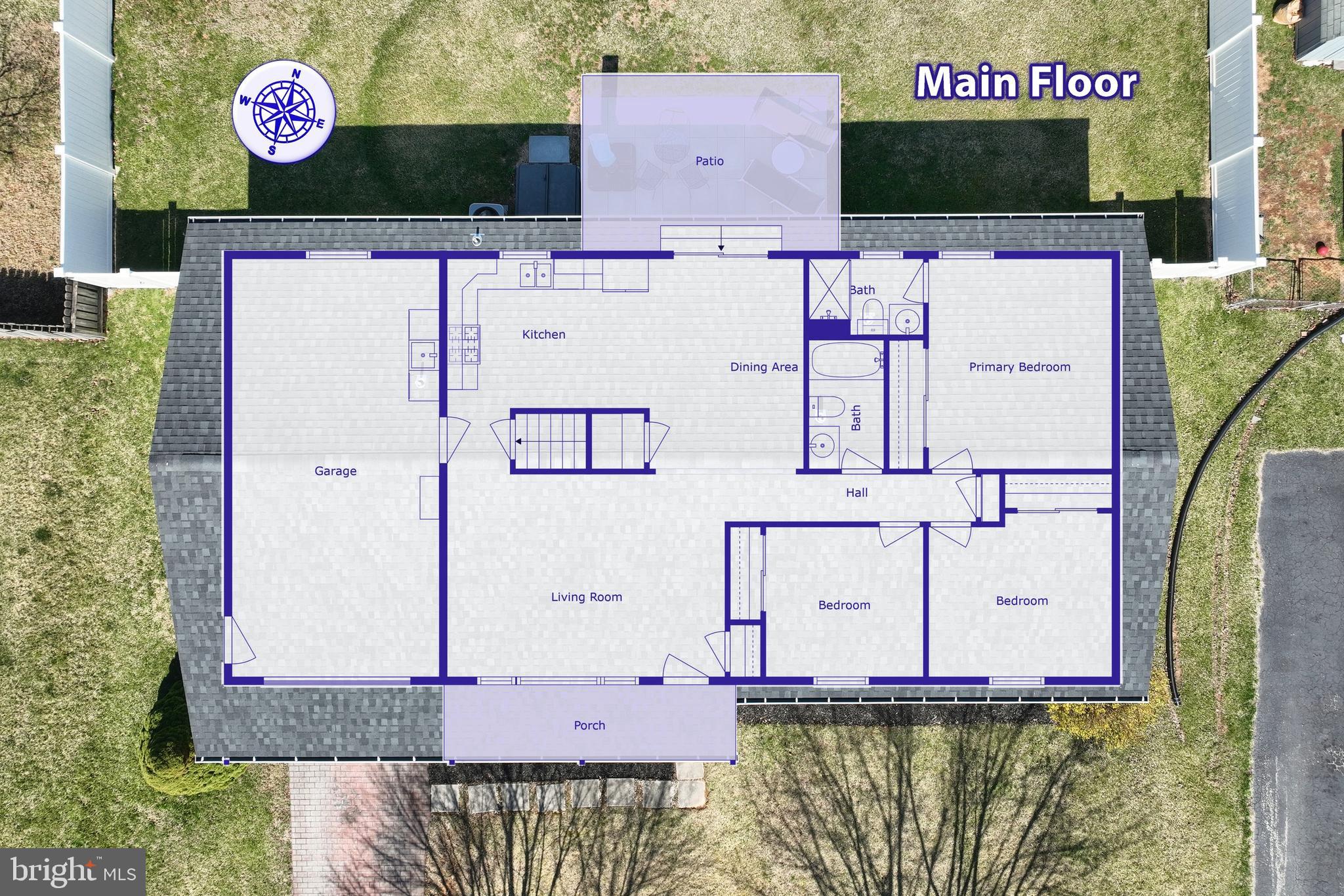 55 Cardinal Drive Hanover, PA 17331 - Photo 29 of 53 an aerial view of a house with a swimming pool