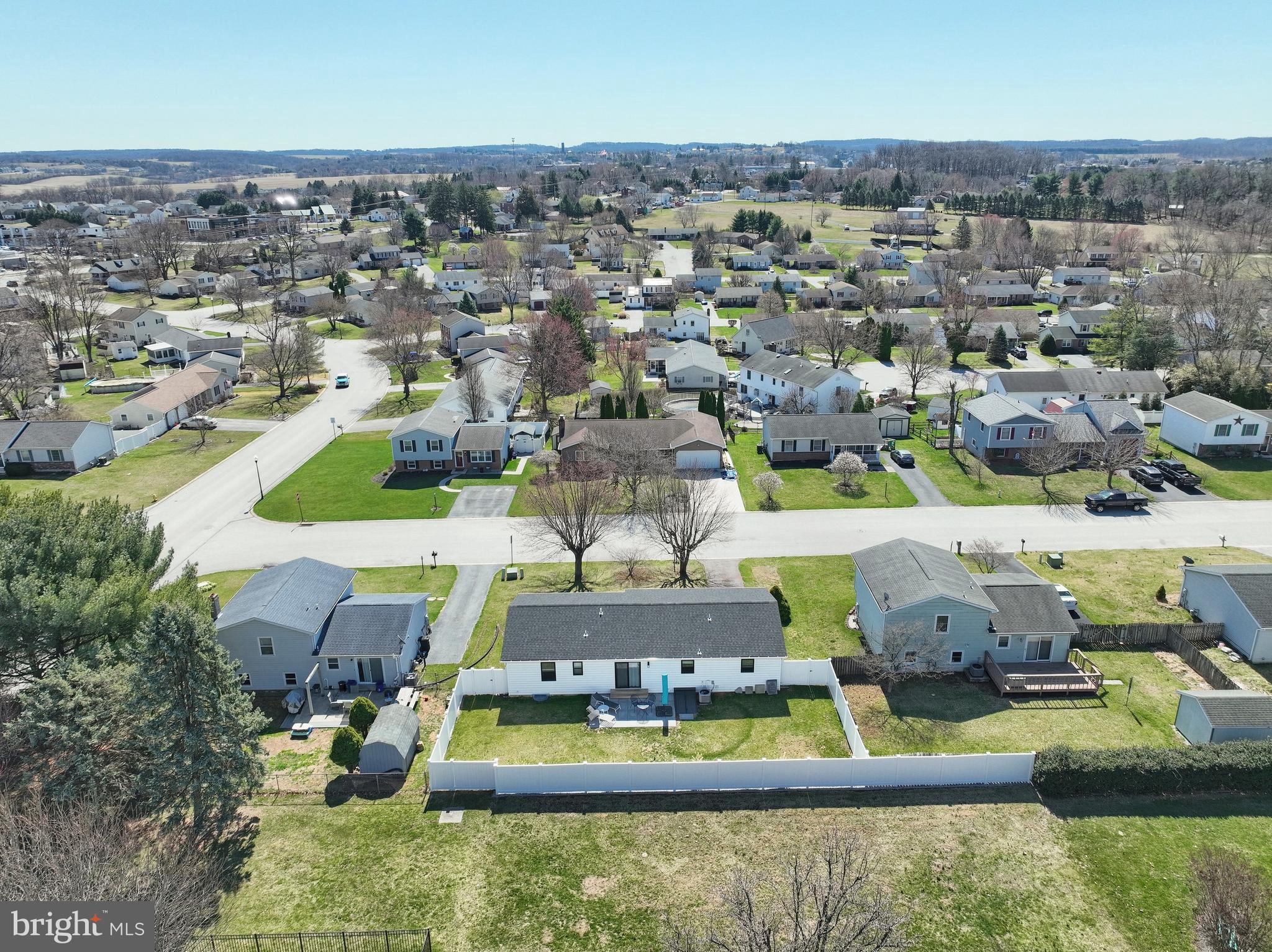 55 Cardinal Drive Hanover, PA 17331 - Photo 48 of 53 an aerial view of a house with a swimming pool yard and outdoor seating