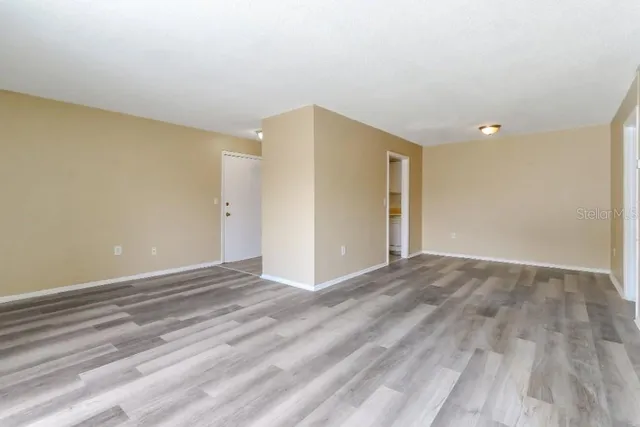 a view of an empty room