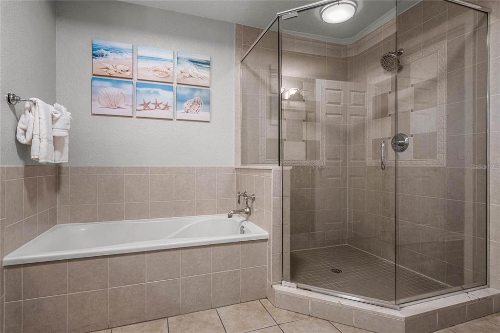 1102 Sunset View Circle, Unit 204 Reunion, FL 34747 - Photo 14 of 26 a bathroom with a bathtub and shower