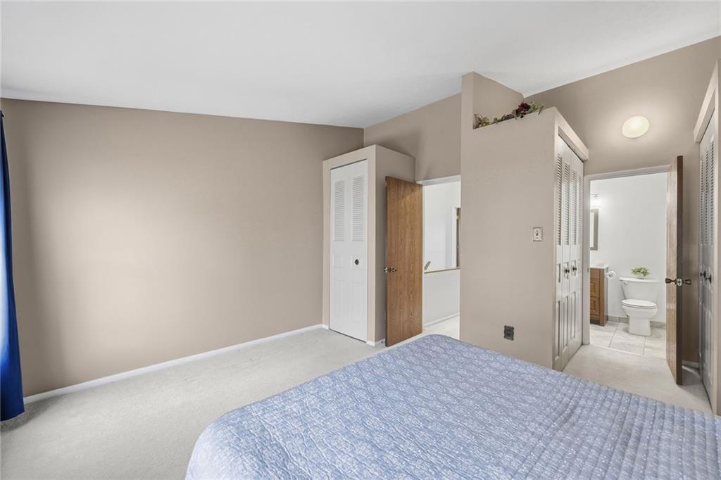 307 Hamlet Court Pittsburgh, PA 15227 - Photo 28 of 43 a bedroom with a bed and a bathroom