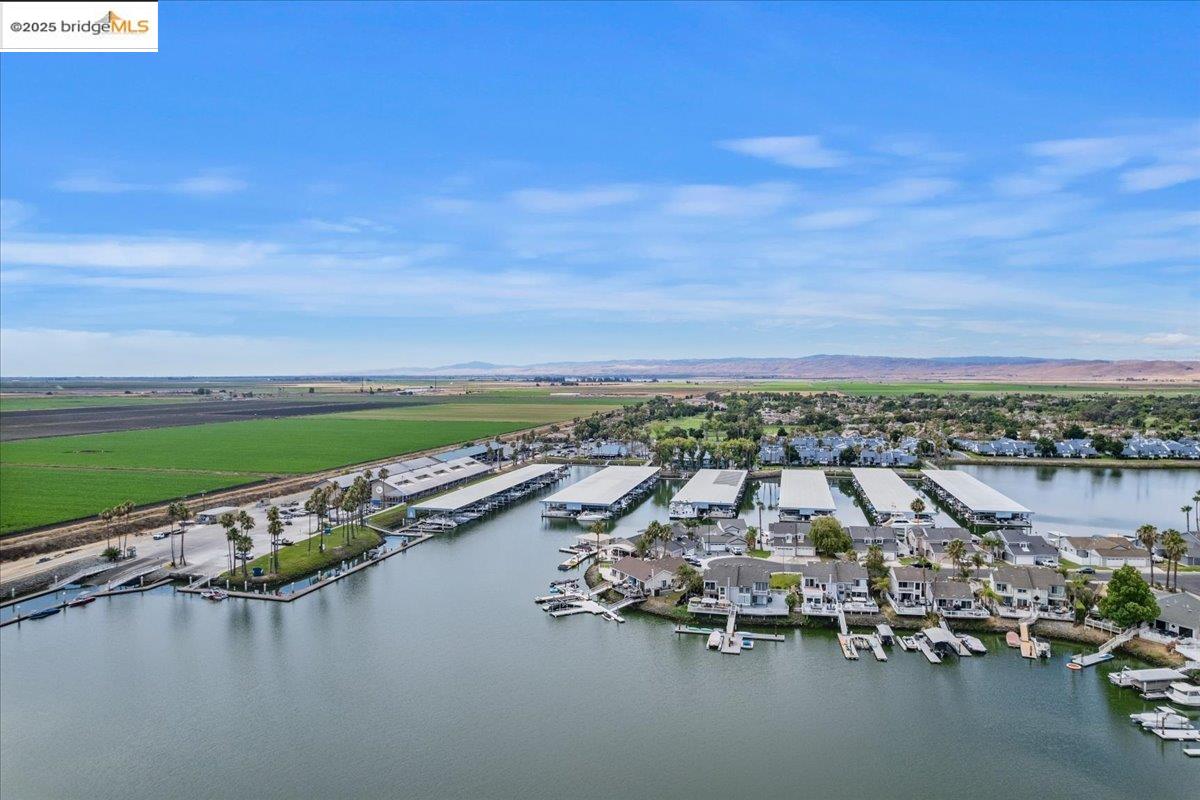 5752 Drakes Drive Discovery Bay, CA 94505 - Photo 31 of 32 Aerial view of a water and mountain view