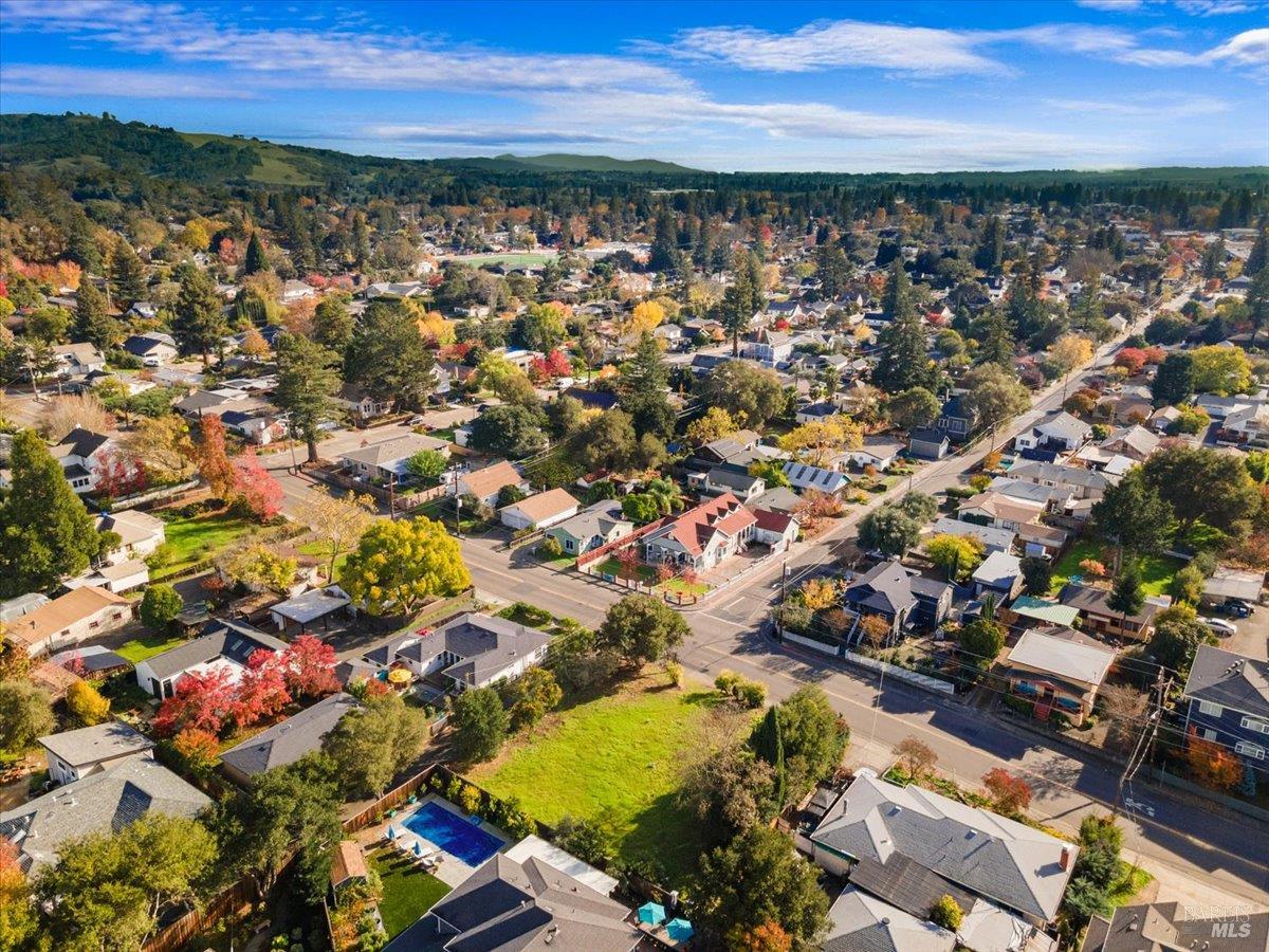 119 Powell Avenue Healdsburg, CA 95448 - Photo 19 of 19 an aerial view of residential building with outdoor space