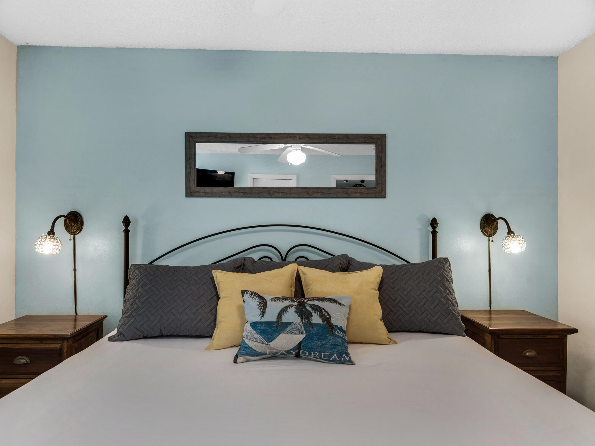 82 Sugar Sand Lane, Unit C2 Santa Rosa Beach, FL 32459 - Photo 14 of 34 a bed room with a bed and a lamp