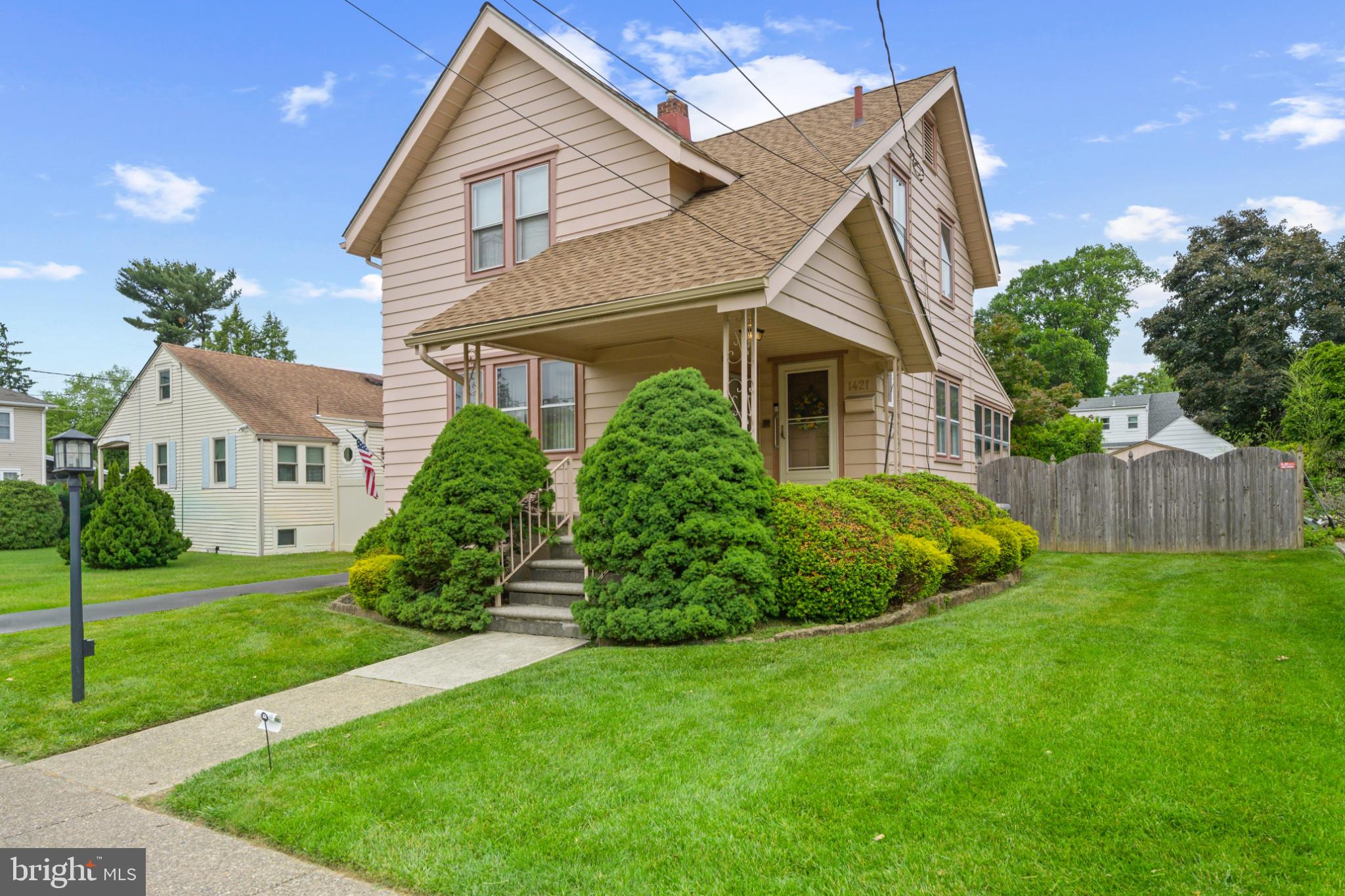 1421 Maple Avenue Haddon Heights, NJ 08035 - Photo 2 of 19 Charming home with lush landscaping.