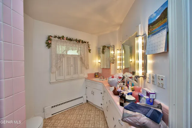 a view of railway station with sitting area