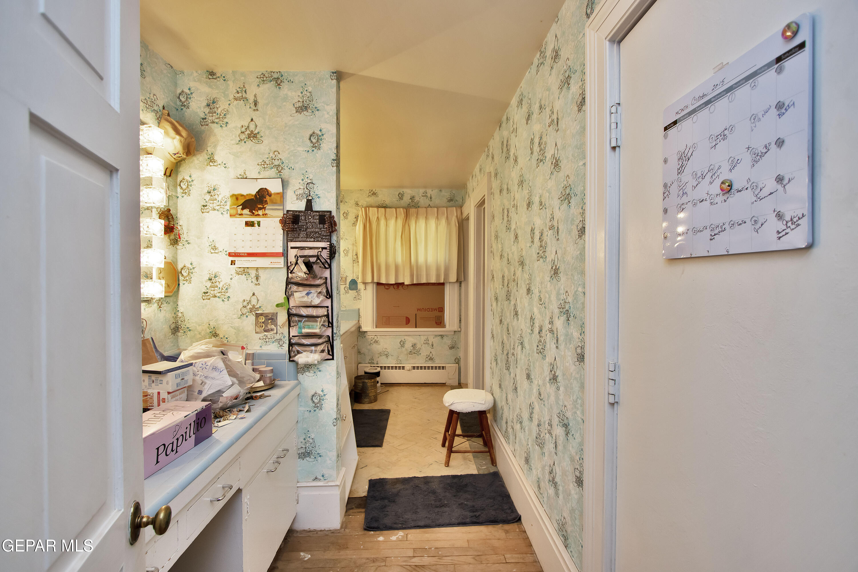 110 Southwest Creosote Road Out Of Service Area, OUT OF SERVICE AREA 99999 - Photo 31 of 101 a bathroom with a sink and a shower curtain
