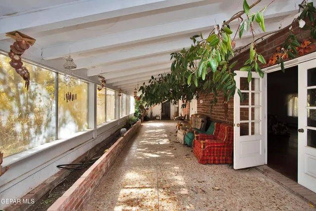 an aerial view of residential house with outdoor space