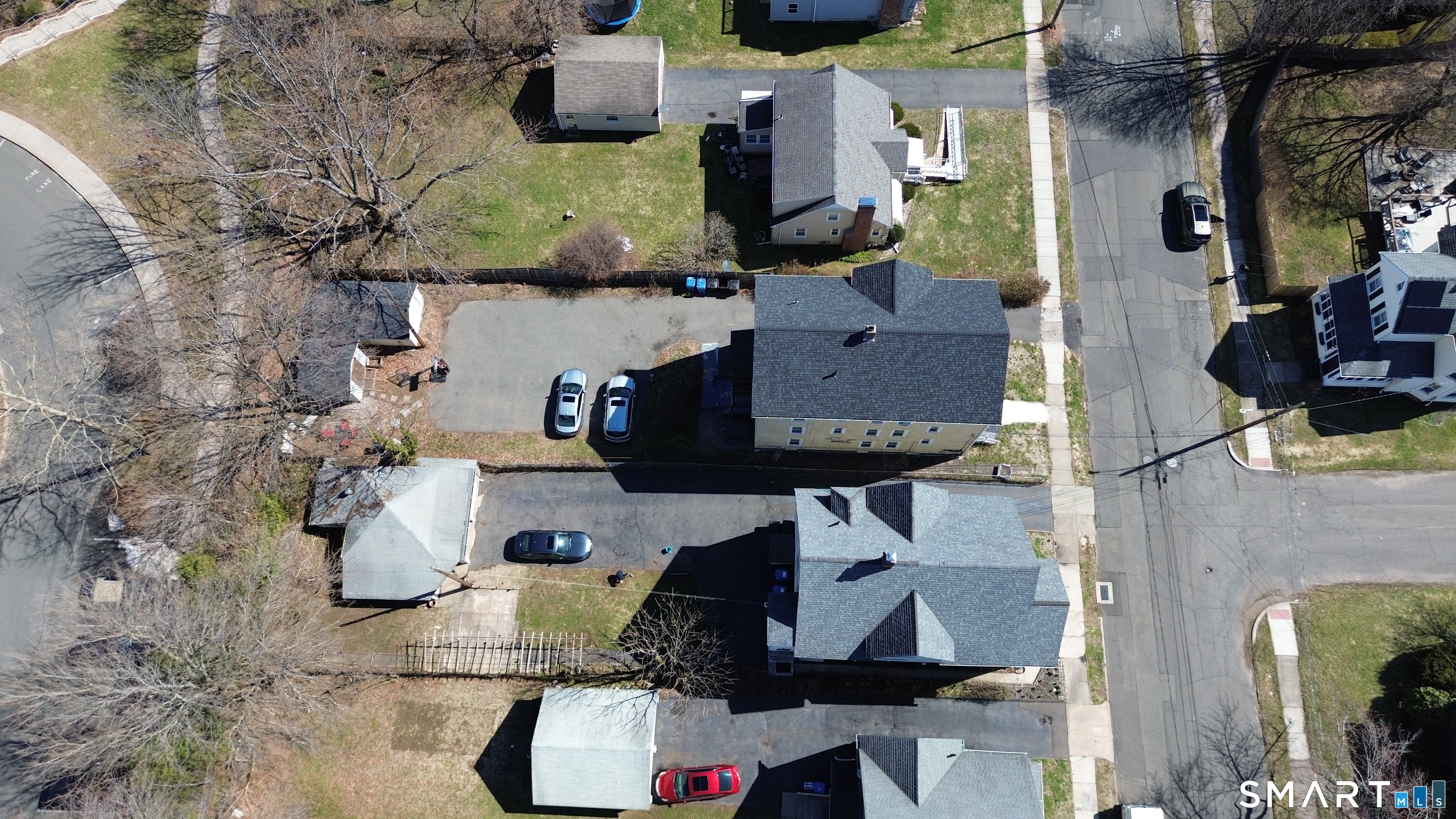 112 Austin Street New Britain, CT 06051 - Photo 35 of 40 an aerial view of houses with outdoor space