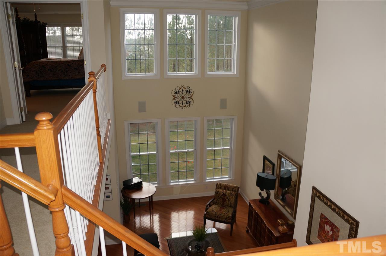 2 stories of windows let in the natural light!