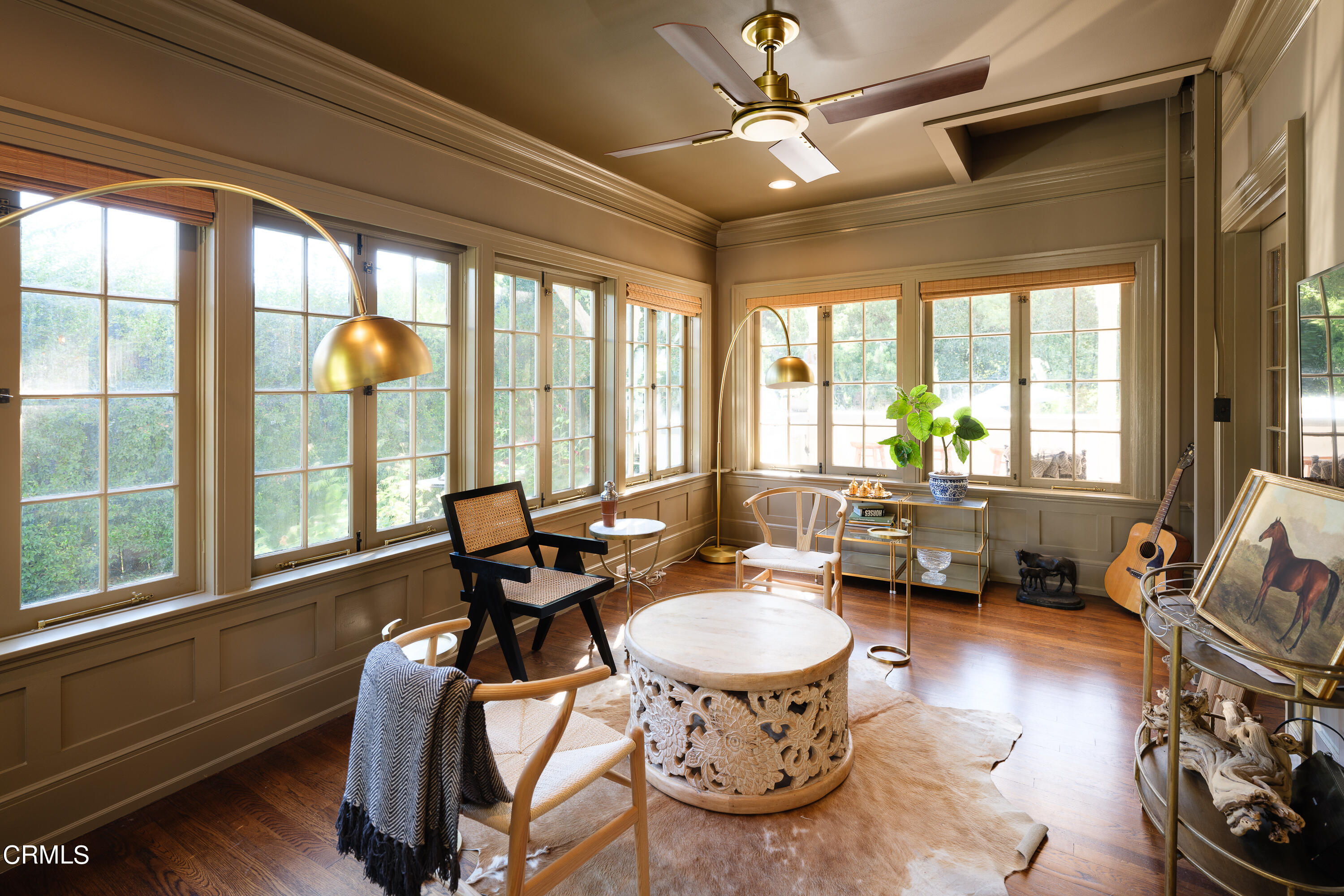 2709 Visscher Place Altadena, CA 91001 - Photo 24 of 75 a living room with furniture and floor to ceiling windows