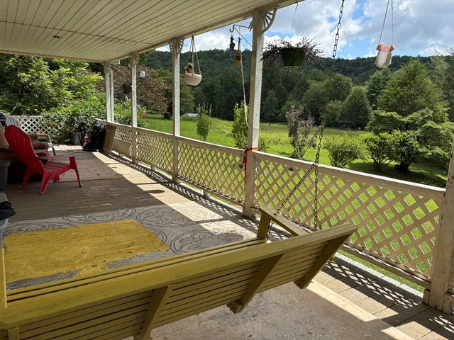 a view of sitting space and city view