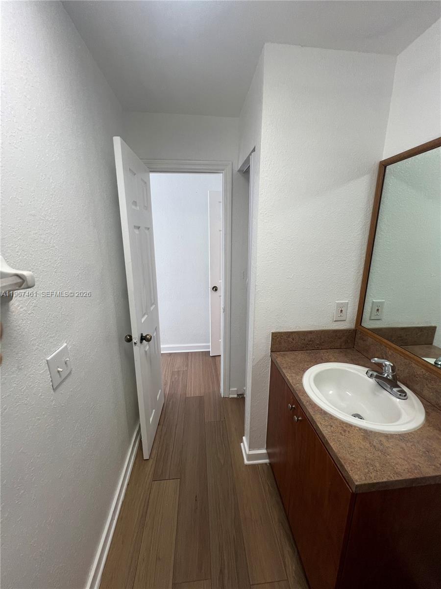 12254 Southwest 217th Street Miami, FL 33170 - Photo 12 of 29 a bathroom with a sink and a mirror