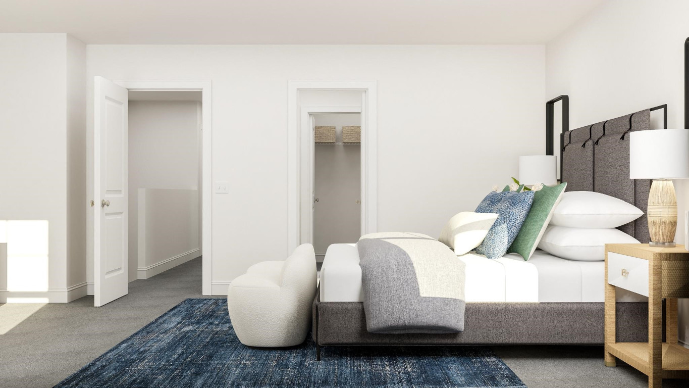 6209 Truxton Lane, Unit 1321 Raleigh, NC 27616 - Photo 19 of 23 a living room with furniture and a lamp