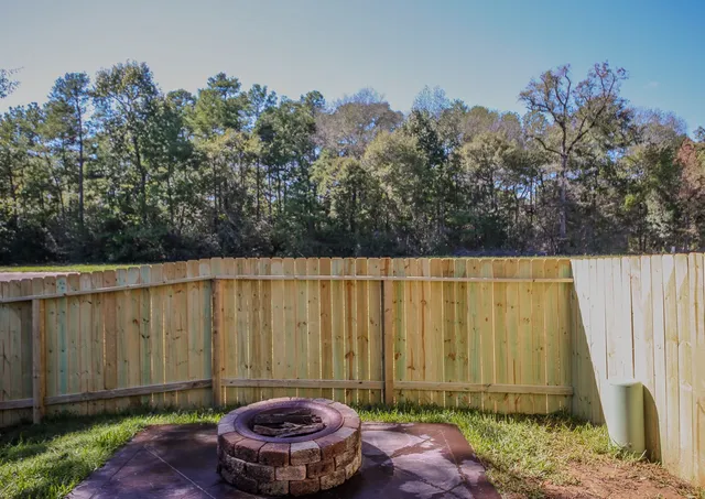 a view of a small deck