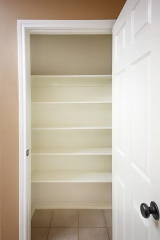 a view of a closet