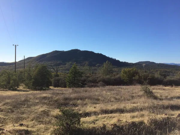 a view of outdoor space and mountain view