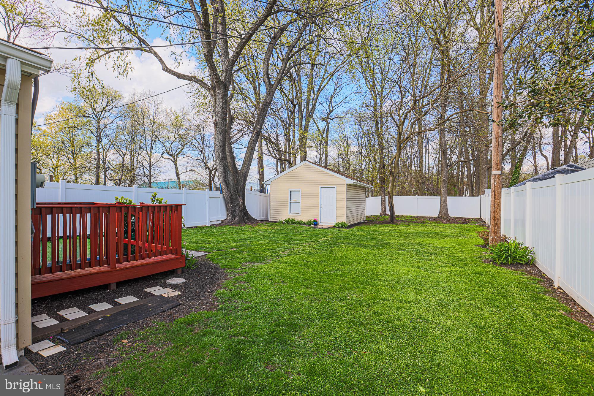 2519 Sycamore Avenue Baltimore, MD 21219 - Photo 26 of 30 a view of a backyard with a small cabin