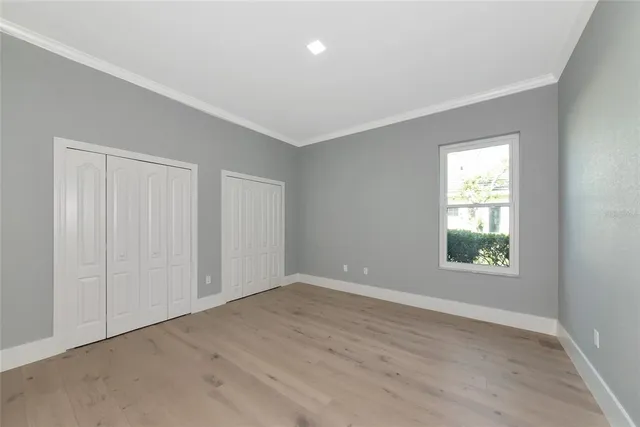 a view of a building with door