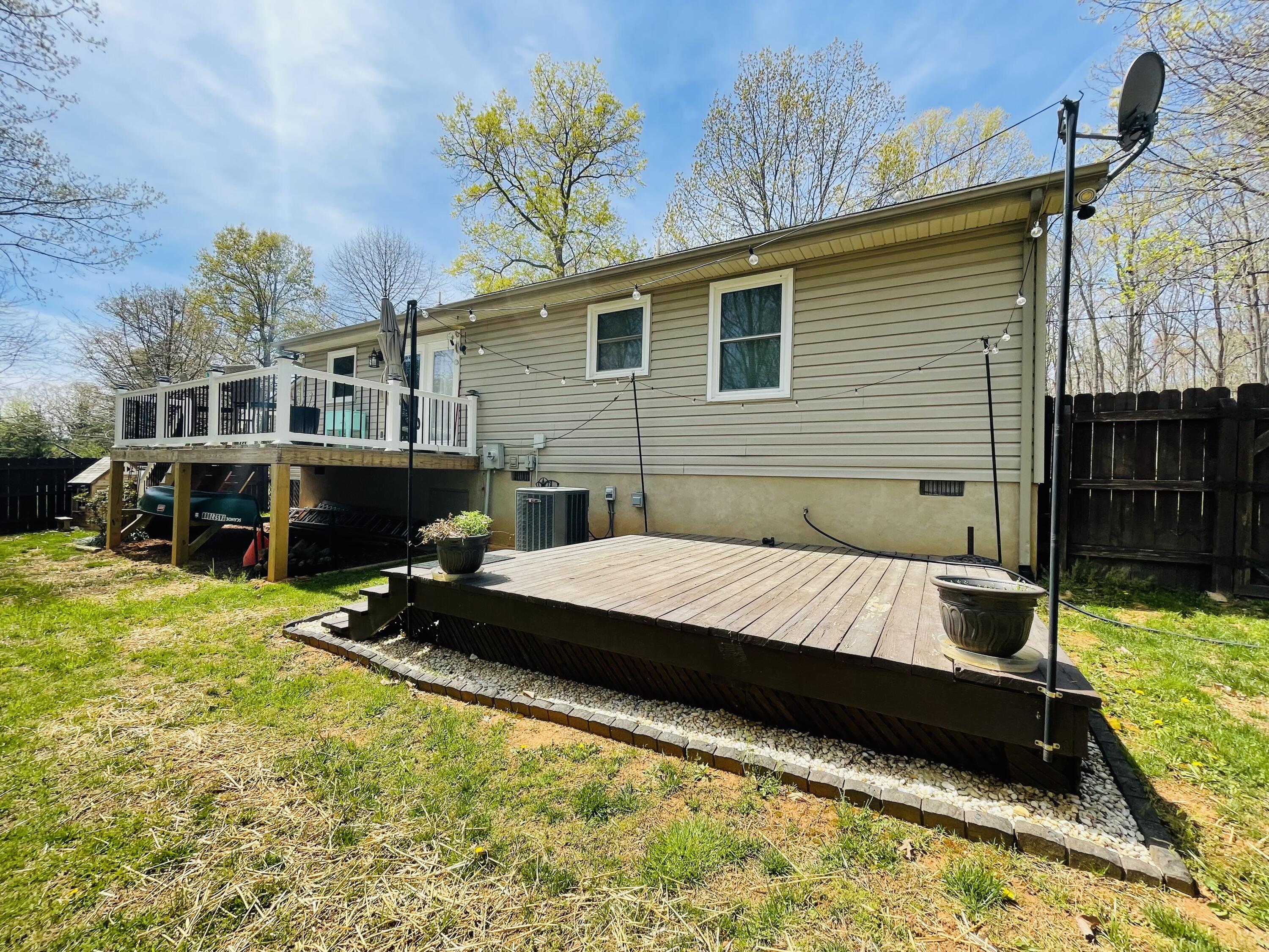 2768 Sandy Level Road Goodview, VA 24095 - Photo 52 of 56 large deck patio