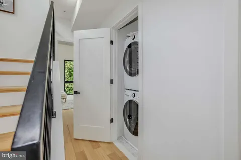 a close view of walk in closet