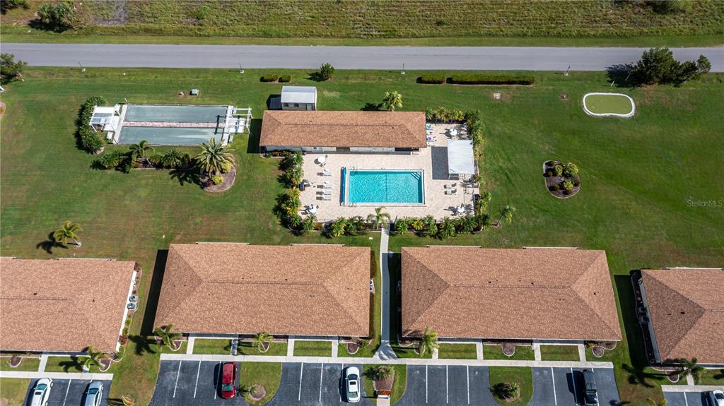 25275 Rampart Boulevard, Unit 1802 Punta Gorda, FL 33983 - Photo 5 of 41 an aerial view of a house with a garden