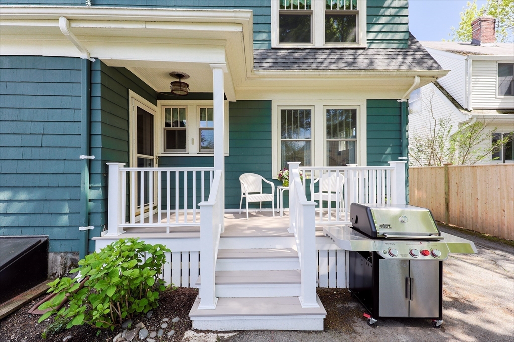14 Merrill Road Marblehead, MA 01945 - Photo 23 of 29 a view of a house with a small yard and wooden floor