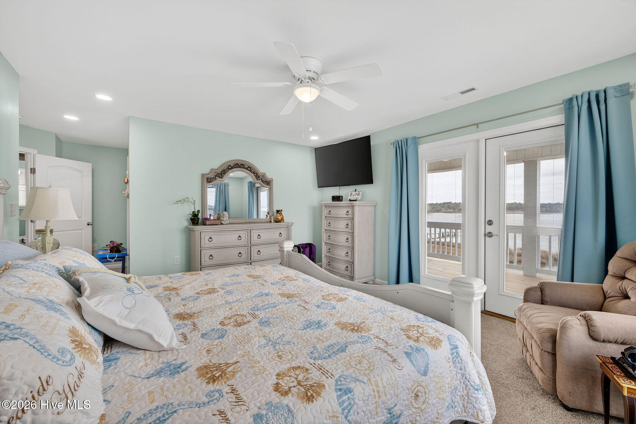 161 Big Hammock Point Road Sneads Ferry, NC 28460 - Photo 28 of 61 Master bedroom with private deck