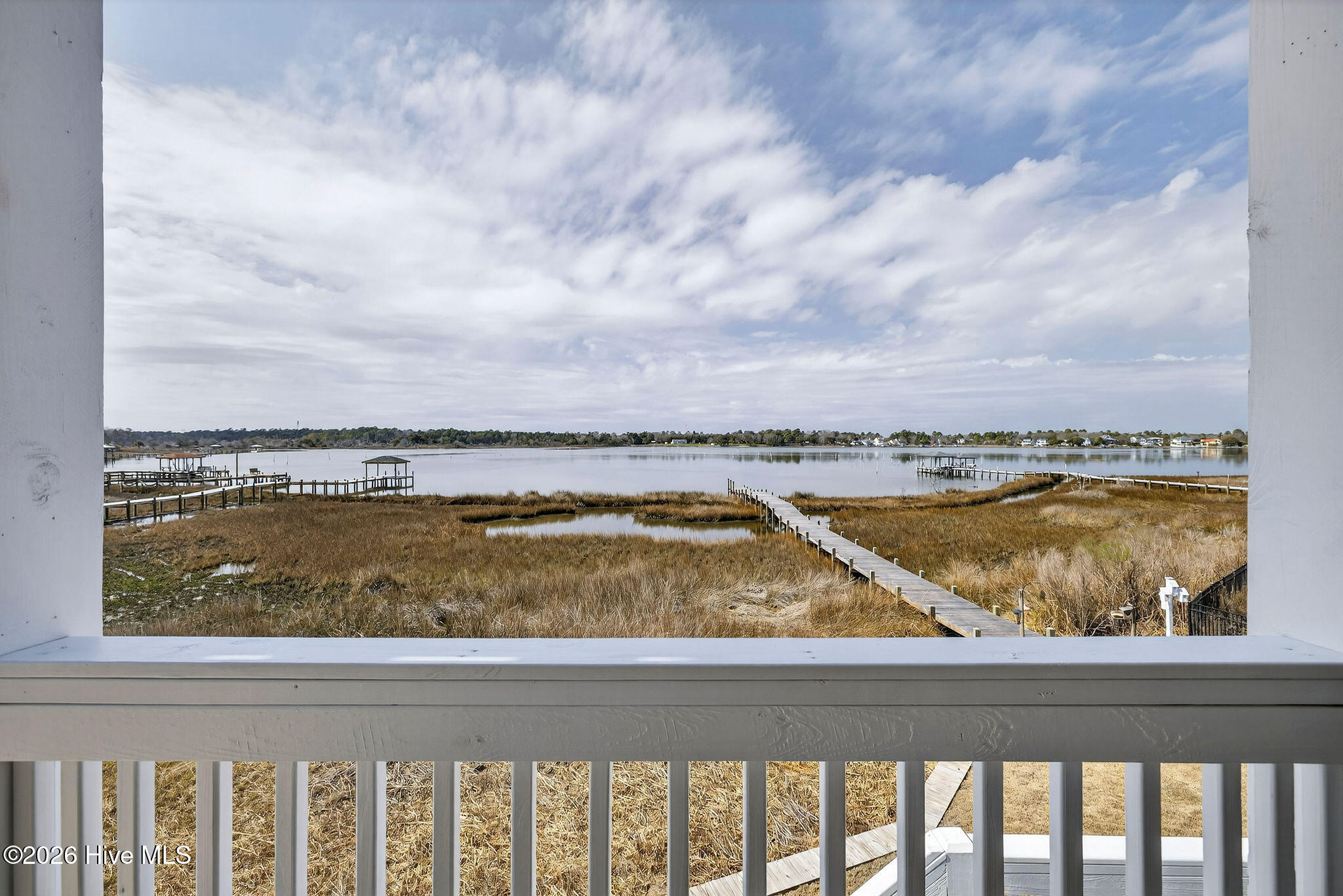 161 Big Hammock Point Road Sneads Ferry, NC 28460 - Photo 5 of 61 Bay view from the deck
